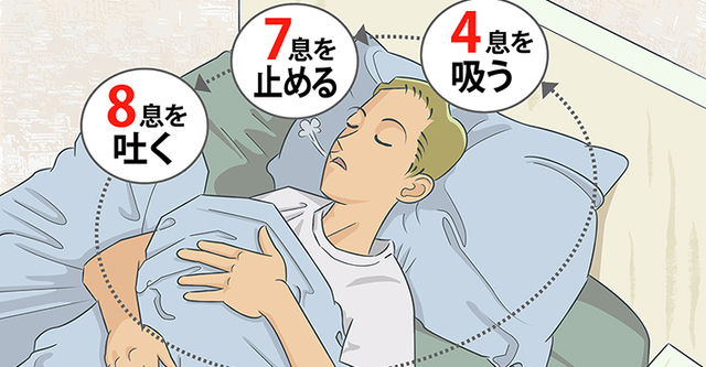 なかなか眠れないときに試したい「4-7-8呼吸法」の正しいやり方。