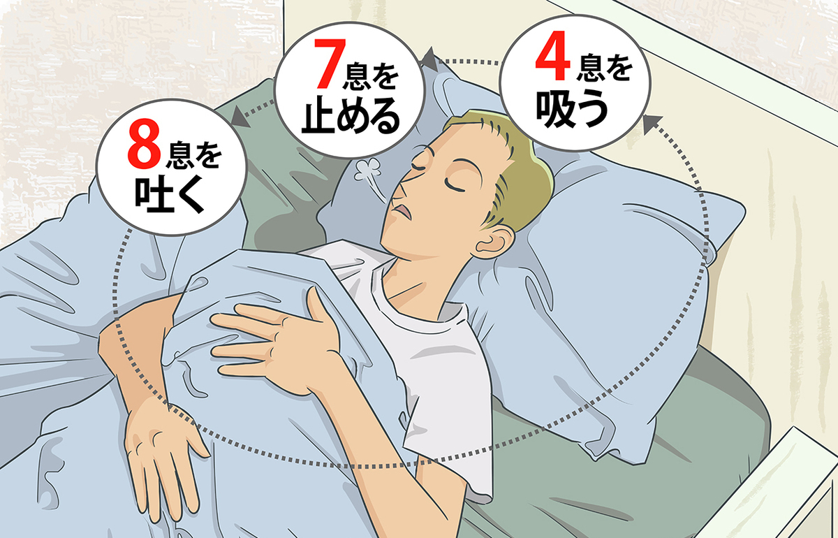 なかなか眠れないときに試したい「4-7-8呼吸法」の正しいやり方 