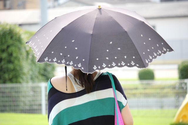 熱中症予防に日傘